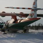 Across the lake and onto the tundra for 20 kms.